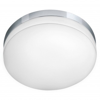 EGLO 95001 | Lora1-LED Eglo stropne svjetiljke svjetiljka okrugli 1x LED 1500lm 3000K IP54 krom, bijelo