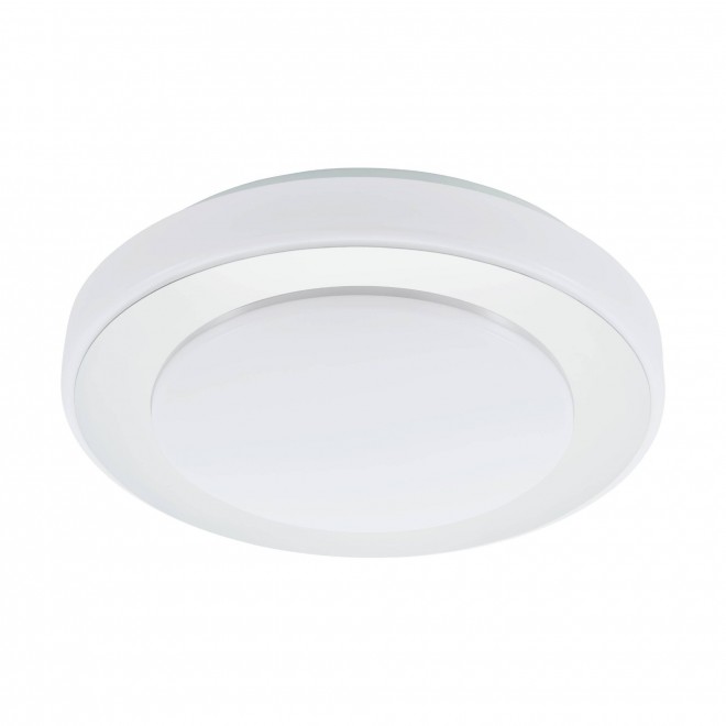 EGLO 95282 | Carpi-LED Eglo zidna, stropne svjetiljke svjetiljka okrugli 1x LED 950lm 3000K IP44 krom, bijelo