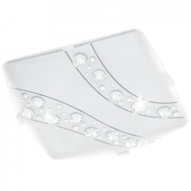 EGLO 95578 | Nerini Eglo zidna, stropne svjetiljke svjetiljka 1x LED 1500lm 4000K bijelo, prozirna, crno