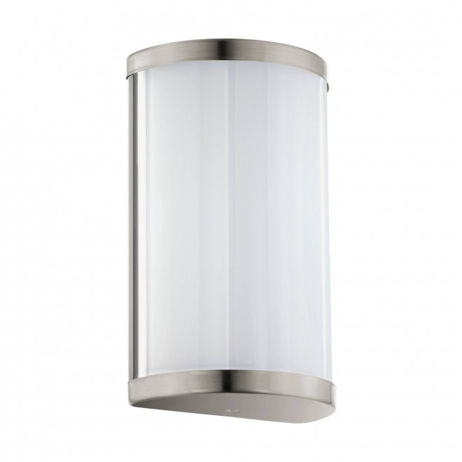 EGLO 95774 | Cupella Eglo zidna svjetiljka 2x LED 960lm 3000K poniklano mat, bijelo