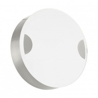 EGLO 95965 | Cupella-1 Eglo zidna, stropne svjetiljke svjetiljka 1x LED 950lm 3000K poniklano mat, bijelo