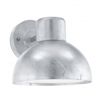 EGLO 96206 | Entrimo Eglo zidna svjetiljka okrugli 1x E27 IP44 pocinčana, bijelo
