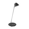 EGLO 97047 | Capuana Eglo stolna svjetiljka 40cm sa tiristorski dodirnim prekidačem elementi koji se mogu okretati, jačina svjetlosti se može podešavati 1x LED 380lm 3000K crno, srebrno