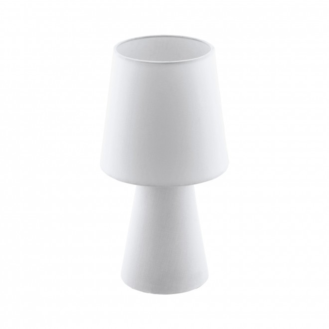 EGLO 97121 | Carpara Eglo stolna svjetiljka 34cm sa prekidačem na kablu 2x E14 bijelo