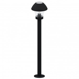 EGLO 97245 | Verlucca Eglo podna svjetiljka 99cm 1x E27 IP44 crno, prozirna