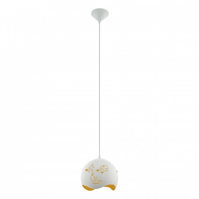 EGLO 97392 | Laurina Eglo visilice svjetiljka 1x E27 bijelo, narančasto