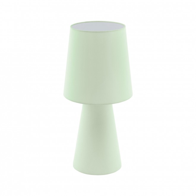 EGLO 97431 | Carpara Eglo stolna svjetiljka 47cm sa prekidačem na kablu 2x E27 pastel svijetlo zelena