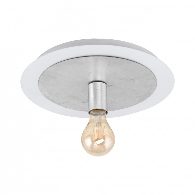 EGLO 97494 | Passano Eglo stropne svjetiljke svjetiljka okrugli 1x E27 330lm 3000K bijelo, srebrno