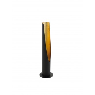 EGLO 97583 | Barbotto Eglo stolna svjetiljka 39,5cm sa prekidačem na kablu 1x GU10 345lm 3000K crno, zlatno