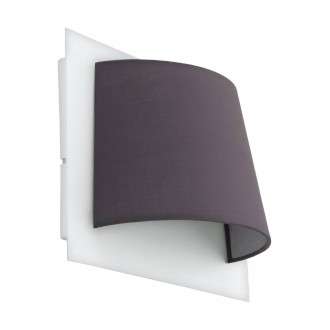 EGLO 97624 | Serravalle Eglo zidna svjetiljka 1x LED 410lm 3000K bijelo, sivo