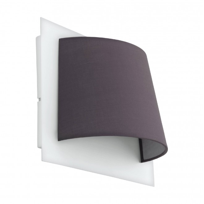 EGLO 97624 | Serravalle Eglo zidna svjetiljka 1x LED 410lm 3000K bijelo, sivo