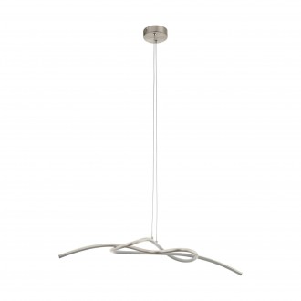 EGLO 97938 | Novafeltria Eglo visilice svjetiljka 1x LED 1600lm 3000K poniklano mat, bijelo