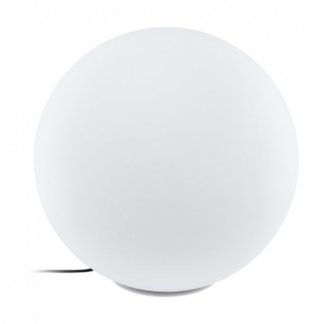 EGLO 98104 | Monterolo Eglo dekoracija svjetiljka kuglasta sa kablom i vilastim utikačem 1x E27 IP65 bijelo