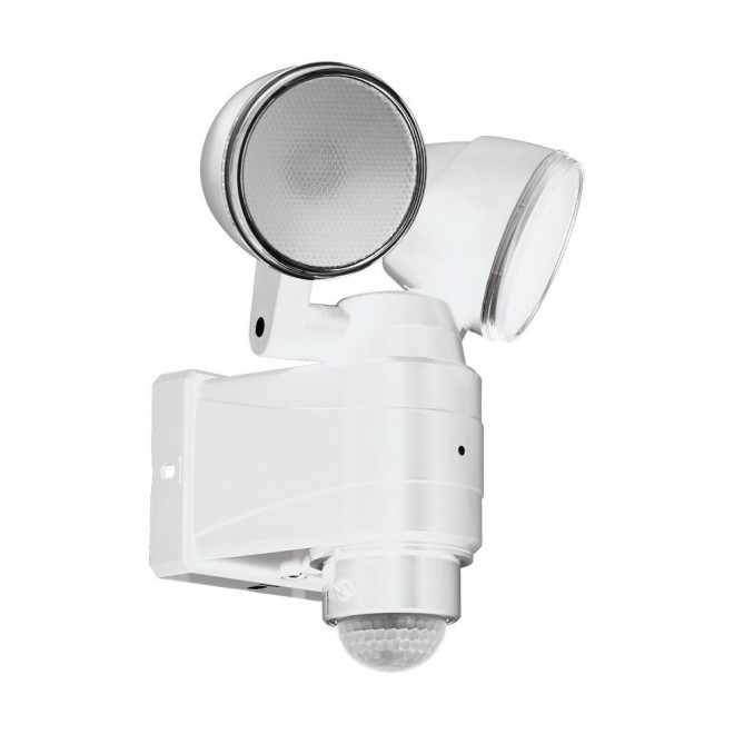 EGLO 98194 | Casabas Eglo zidna svjetiljka sa senzorom baterijska/akumulatorska, elementi koji se mogu okretati 2x LED 800lm 6500K IP44 bijelo, saten