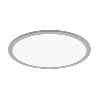 EGLO 98214 | Sarsina Eglo stropne svjetiljke LED panel okrugli jačina svjetlosti se može podešavati 1x LED 4200lm 4000K sivo, bijelo