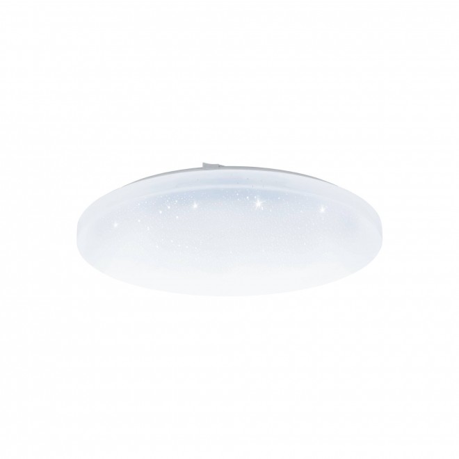 EGLO 98236 | EGLO-Access-Frania Eglo stropne svjetiljke Access svjetiljka okrugli daljinski upravljač jačina svjetlosti se može podešavati, sa podešavanjem temperature boje, timer, noćno svjetlo 1x LED 1800lm 2700 <-> 6500K bijelo, učinak kristala