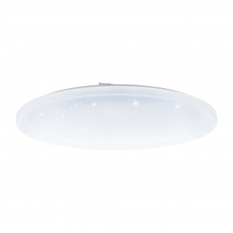 EGLO 98237 | EGLO-Access-Frania Eglo stropne svjetiljke Access svjetiljka okrugli daljinski upravljač jačina svjetlosti se može podešavati, sa podešavanjem temperature boje, timer, noćno svjetlo 1x LED 3300lm 2700 <-> 6500K bijelo, učinak kristala