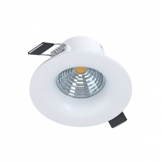 EGLO 98243 | Saliceto Eglo ugradbena svjetiljka okrugli jačina svjetlosti se može podešavati Ø88mm 1x LED 380lm 2700K bijelo