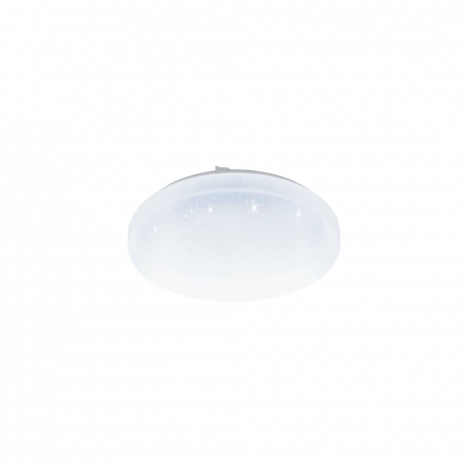 EGLO 98294 | EGLO-Access-Frania Eglo stropne svjetiljke Access svjetiljka okrugli daljinski upravljač jačina svjetlosti se može podešavati, sa podešavanjem temperature boje, timer, noćno svjetlo 1x LED 1050lm 2700 <-> 6500K IP44 bijelo, učinak krist