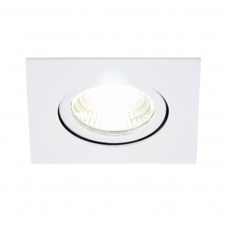EGLO 98306 | Saliceto Eglo ugradbena svjetiljka četvrtast jačina svjetlosti se može podešavati, pomjerljivo 88x88mm 1x LED 450lm 4000K bijelo