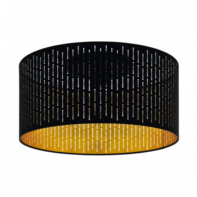 EGLO 98311 | Varillas Eglo stropne svjetiljke svjetiljka okrugli 1x E27 crno, zlatno