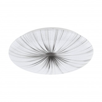 EGLO 98325 | Nieves Eglo stropne svjetiljke svjetiljka okrugli 1x LED 2400lm 3000K bijelo, srebrno