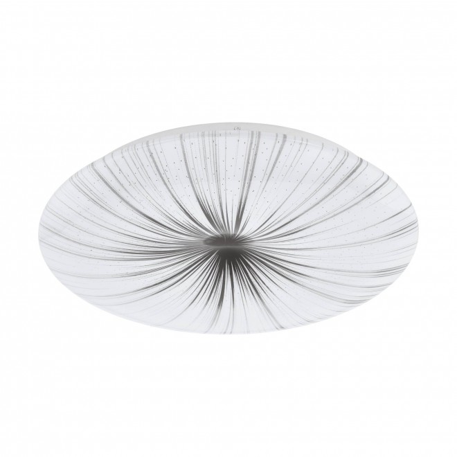 EGLO 98325 | Nieves Eglo stropne svjetiljke svjetiljka okrugli 1x LED 2400lm 3000K bijelo, srebrno