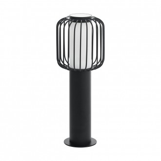 EGLO 98723 | Ravello Eglo podna svjetiljka 45cm 1x E27 IP44 crno, bijelo