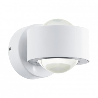EGLO 98747 | Treviolo Eglo zidna svjetiljka 2x LED 460lm 3000K IP44 bijelo, prozirno