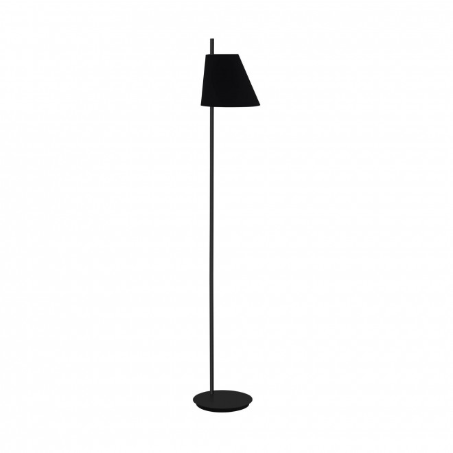 EGLO 99015 | Estaziona Eglo podna svjetiljka 150cm sa nožnim prekidačem 1x E27 crno