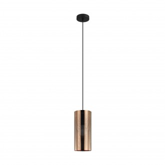 EGLO 99016 | Tabiago Eglo visilice svjetiljka 1x E27 ružičastozlatno, crno