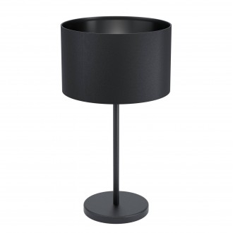 EGLO 99045 | Eglo-Maserlo-B Eglo stolna svjetiljka 41,5cm sa prekidačem na kablu 1x E27 crno