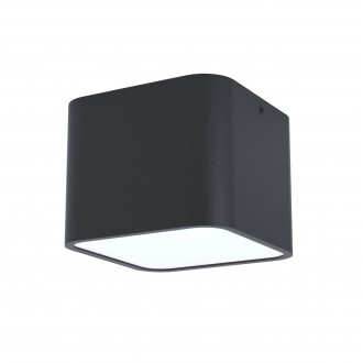 EGLO 99283 | Grimasola Eglo stropne svjetiljke svjetiljka kocka 1x E27 crno, bijelo