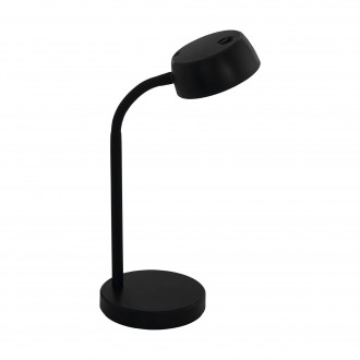 EGLO 99335 | Cabales Eglo stolna svjetiljka 34cm s prekidačem fleksibilna 1x LED 500lm 3000K crno