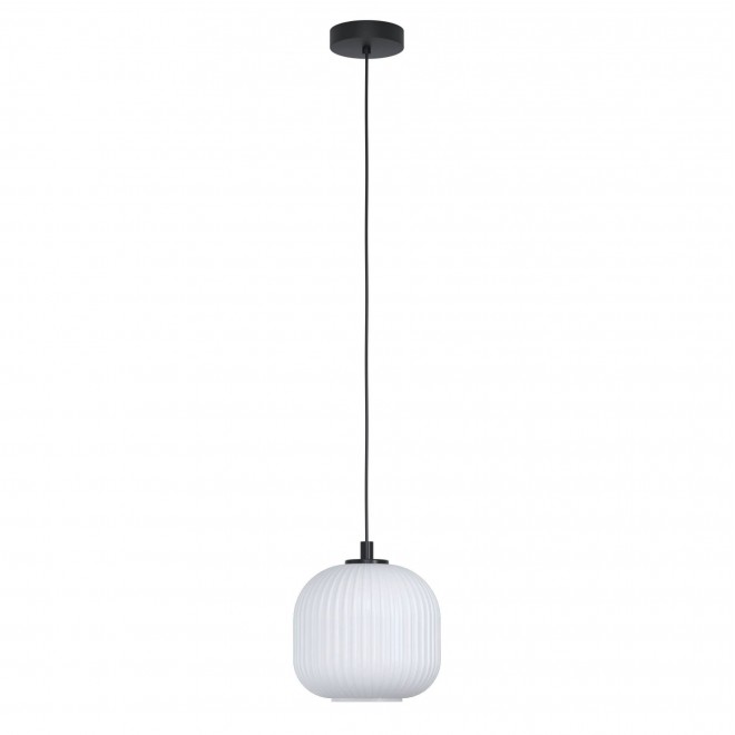 EGLO 99366 | Mantunalle Eglo visilice svjetiljka 1x E27 crno, bijelo