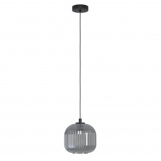EGLO 99371 | Mantunalle Eglo visilice svjetiljka 1x E27 crno, dim