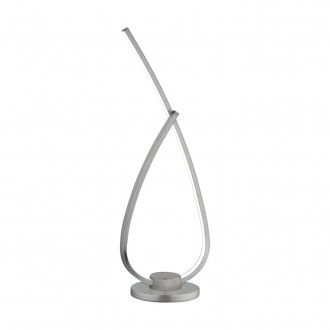 EGLO 99559 | Palozza-1 Eglo stolna svjetiljka 41cm sa prekidačem na kablu 1x LED 1000lm 3000K krom, bijelo
