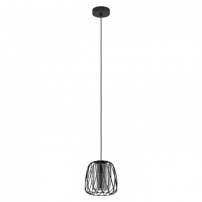 EGLO 99705 | Floresta-EG Eglo visilice svjetiljka 1x E27 crno, dim