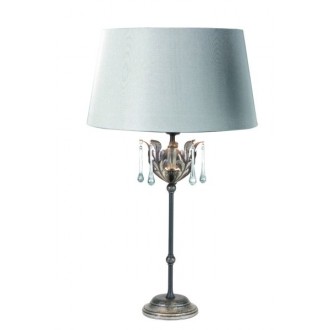 ELSTEAD AML-TL-BRONZE | Amarilli Elstead stolna svjetiljka 72cm s prekidačem 1x E27 antik bakar, prozirno, smeđe