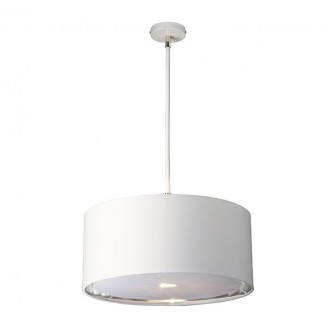 ELSTEAD BALANCE-P-WPN | Balance-EL Elstead visilice svjetiljka s podešavanjem visine 1x E27 bijelo, satenski nikal
