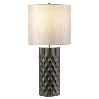 ELSTEAD BARBICAN-TL | Barbican Elstead stolna svjetiljka 65cm s prekidačem 1x E27 grafit, satenski nikal, srebrno