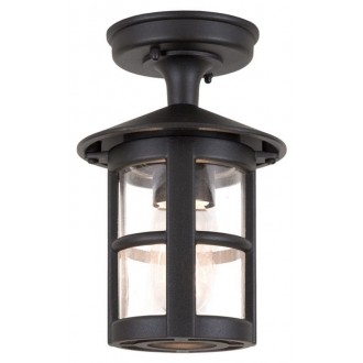 ELSTEAD BL21A-BLACK | Hereford Elstead stropne svjetiljke svjetiljka 1x E27 IP43 crno, prozirno