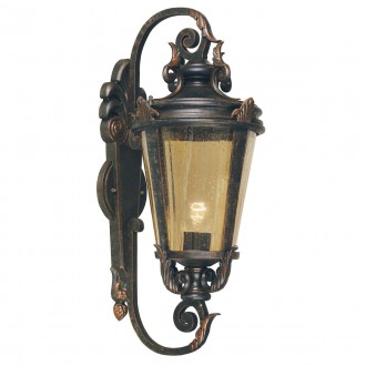 ELSTEAD BT1-L | Baltimore-EL Elstead podna svjetiljka 69cm ručno bojano 1x E27 IP44 antik brončano, jantar