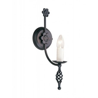 ELSTEAD BY1-BLACK | Belfry-EL Elstead zidna svjetiljka 1x E14 crno, elefanstka kost