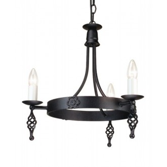 ELSTEAD BY3-BLACK | Belfry-EL Elstead luster svjetiljka 3x E14 crno, elefanstka kost