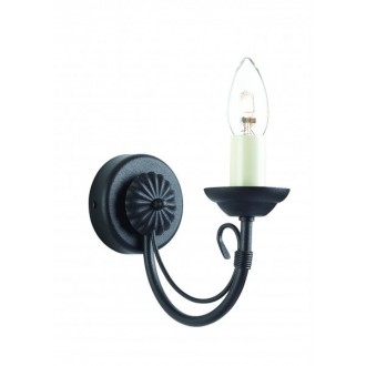 ELSTEAD CH1-BLACK | Chartwell Elstead zidna svjetiljka 1x E14 crno, elefanstka kost
