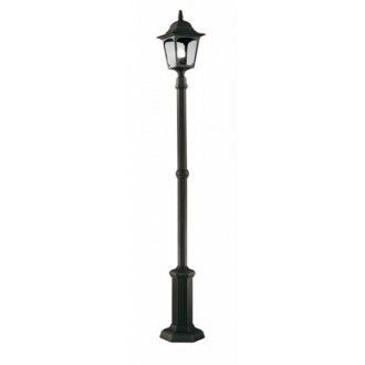 ELSTEAD CP6-BLACK | Chapel Elstead podna svjetiljka 179cm 1x E27 IP44 crno, prozirno