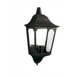 ELSTEAD CP7-2-BLACK | Chapel Elstead zidna svjetiljka 1x E27 IP44 crno, prozirno