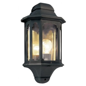 ELSTEAD CP7-BLACK | Chapel Elstead zidna svjetiljka 1x E27 IP44 crno, prozirno