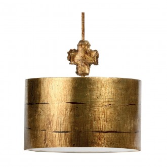 ELSTEAD FB-FRAGMENT-G-PL | Fragment Elstead visilice svjetiljka ručno bojano 1x E27 antik zlato, bijelo